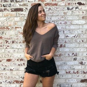 Express Cozy Shimmer Sweater Small